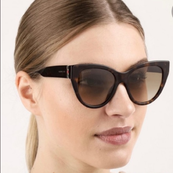 New Gucci Gg460s 002 Havana Brown Cat 